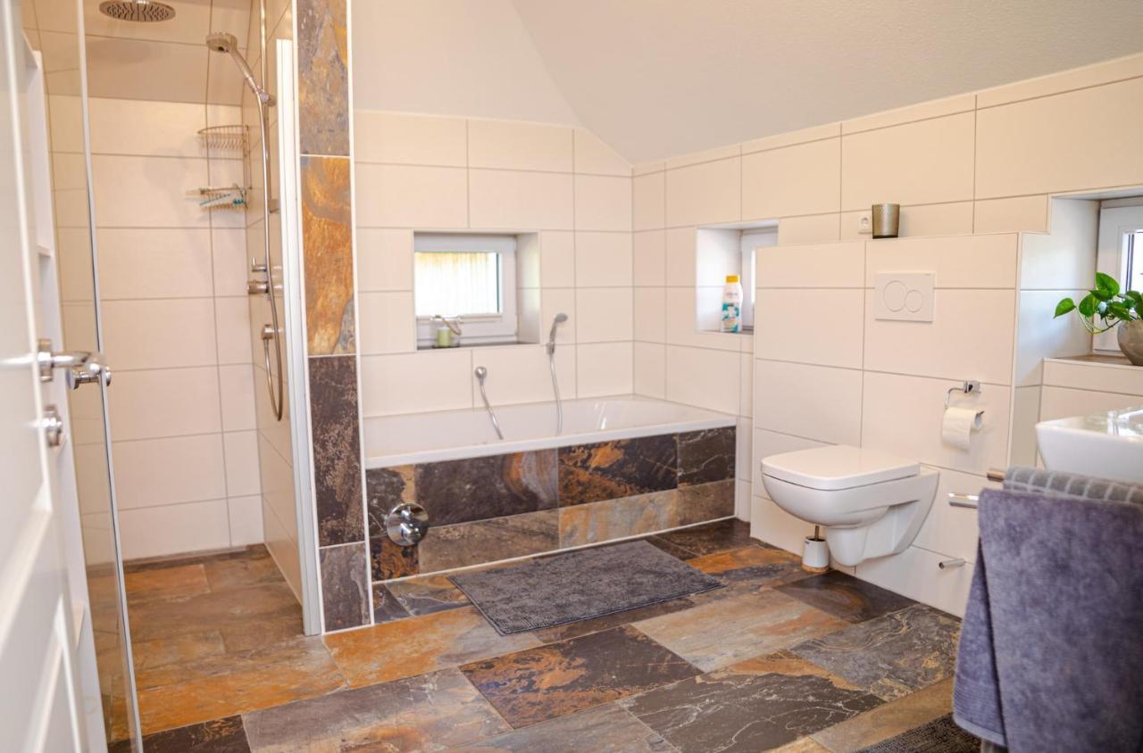 Reetdach Ostfriesenhaus Villa Sudbrookmerland Bagian luar foto